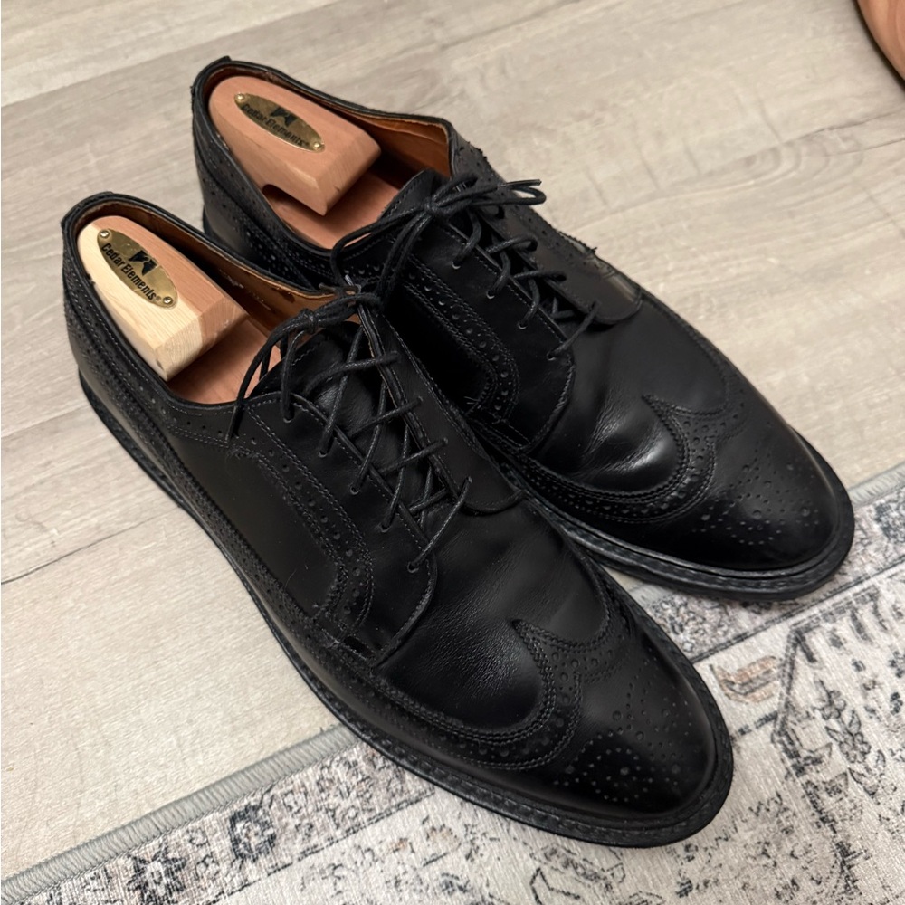 Allen Edmonds Black Leather Oxfords